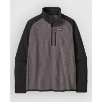 Patagonia Better Sweater 1/4 Zip Pullover in pile Uomo (XL, grigio)