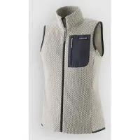 Patagonia Women's R1 Air Vest Gilet in pile Donna (S, grigio)