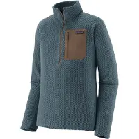 Patagonia - Pile con cerniera, effetto goffrato e asciugatura rapida - M's R1 Air Zip Neck Summit Blue per Uomo in Poliestere Riciclato - Taglia L