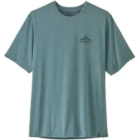 Patagonia Cap Cool Daily Shirt Cloud Crag Maglia funzionale Uomo (XXL, turchese)