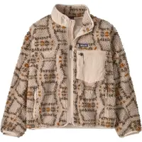 Patagonia - Polar felpato antivento - K's Retro-X Jkt Snowshoe Hare Natural in Pelle - Taglia XL - Beige