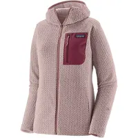 Patagonia - Pile leggero e traspirante con cerniera - W's R1 Air Full-Zip Hoody Stingray Mauve per Donne in Poliestere Riciclato - Taglia XS - Viola
