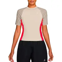 Nike Women's ACG Dri-Fit Wildsee Baselayer S/S Top Maglia da corsa Donna (M, beige)