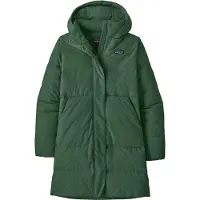 Patagonia - Giacca isolante in piumino naturale - W's Sisar Down Parka Canopy Green per Donne in Nylon - Taglia XS - Verde