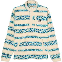 Quiksilver - Polaire chaude - No Destination Fleece Quik Life Stripe Peyote per Uomo - Taglia XL - Beige