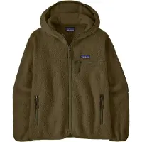 Patagonia - Felpa con cappuccio in Polartec - W's Retro Pile Hoody Basin Green per Donne - Taglia S - Kaki