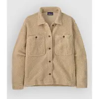 Patagonia Women's Reclaimed Sweater Shirt Jacket Giacca tempo libero Donna (L, beige)