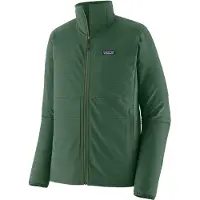 Patagonia R1 Techface Jacket Giacca softshell Uomo (L, verde/olivia)