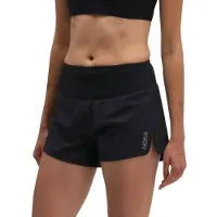 Hoka One One Women's Glide Short Mr 3.5'' Brief Pantaloncini da running Donna (L, nero)