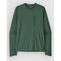 Patagonia L/S Cap Cool Sun Shirt Maglia funzionale Uomo (S, olivia/verde)