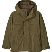 Patagonia - Giacca isolante e idrorepellente - K's Insulated Outdoor Everyday Jkt Basin Green in Nylon - Taglia L - Verde