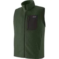 Patagonia R1 Air Vest Gilet in pile Uomo (S, verde)