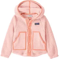 Patagonia - Felpa con cappuccio in Polartec - Baby Retro Pile Jkt Pink Frost - Taglia Bambino 2a - Rosa