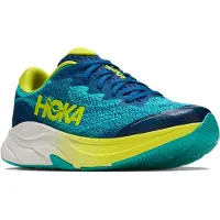 Hoka One One Kid's Rincon 4 Scarpe da corsa Bambini (40, electric aqua / neon citrus)