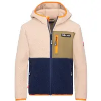 TROLLKIDS Kid's Aurlandsfjord Jacket Giacca in pile Bambini (104, beige)