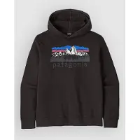 Patagonia Fitz Roy Foothills Daily Hoody Felpa con cappuccio Uomo (XS, nero)