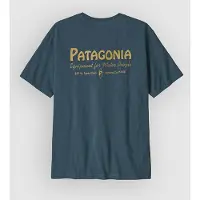 Patagonia Water People Banner T-Shirt T-shirt Uomo (M, blu)