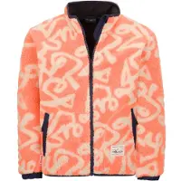 TROLLKIDS Kid's Lyngdal Jacket Giacca in pile Bambini (128, variopinto)