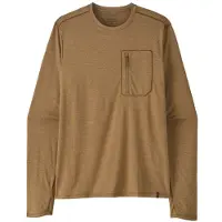 Patagonia L/S Cap Cool Sun Shirt Maglia funzionale Uomo (L, marrone)