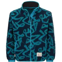 TROLLKIDS Kid's Lyngdal Jacket Giacca in pile Bambini (104, blu)