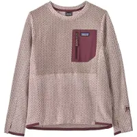 Patagonia Kid's R1 Air Crew Pullover in pile Bambini (XL, marrone)