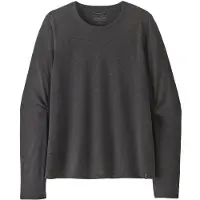 Patagonia Women's Long-Sleeved Capilene Cool Trail Shirt Maglia funzionale Donna (S, grigio)
