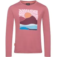 TROLLKIDS Girl's Falketind Longsleeve Maglia a manica lunga Bambini (116, fuchsia)