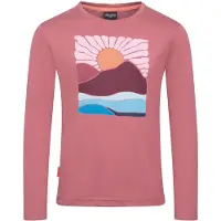 TROLLKIDS Girl's Falketind Longsleeve Maglia a manica lunga Bambini (140, fuchsia)