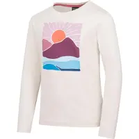 TROLLKIDS Girl's Falketind Longsleeve Maglia a manica lunga Bambini (164, bianco)