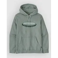 Patagonia 95 Oval Logo Uprisal Hoody Felpa con cappuccio Uomo (XXL, grigio)