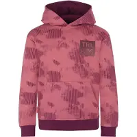 TROLLKIDS Kid's Lifjell Sweater Felpa con cappuccio Bambini (110, fuchsia)