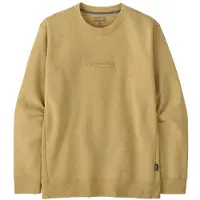 Patagonia 95 Oval Logo Uprisal Crew Sweatshirt Maglione Uomo (S, beige)