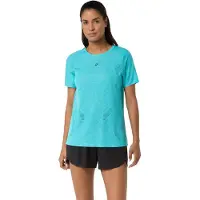Asics Women's Metarun S/S Top Maglia da corsa Donna (XS, turchese)
