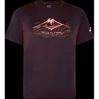Asics Women's Fujitrail Logo S/S Top Maglia da corsa Donna (XL, lilla)