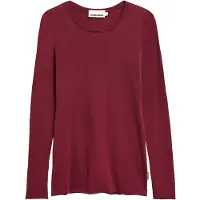 Armedangels Women's Einiaara Soft Maglia a manica lunga Donna (XXL, rosso)