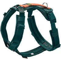 Hunter Maldon 3.0 Imbracatura per cani (XS/S - Hals 38 – 62 cm, Bauch 37 – 53, blu/orange)