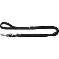 Hunter Verstellbare Führleine Maldon 3.0 Guinzagli per cani (Width: 1,5 cm, Length 200 cm, nero)