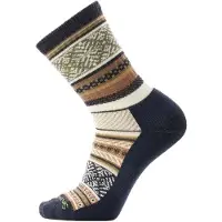 Smartwool Women's Everyday Cozy Fair Isle Sweater Crew Socks Calze casual Donna (46-49, blu)