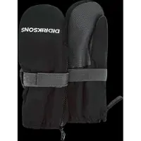 Didriksons Kid's Biggles Zip Mittens Guanti Bambini (0-2 Years, nero)