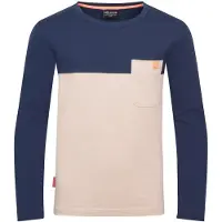 TROLLKIDS Kid's Bergen Longsleeve Maglia a manica lunga Bambini (152, blu)