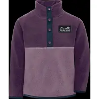 Didriksons Kid's Monte Half Button Pullover in pile Bambini (90, lilla)
