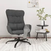 Prolenta Maison Exclusive - Poltrona relax in tessuto grigio scuro