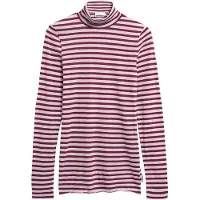 Armedangels Women's Grazilianaa Stripes Maglia a manica lunga Donna (XL, fuchsia)
