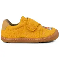 Koel Kid's Dan Print Felt Scarpe barefoot Bambini (32, arancione)