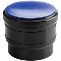 Wavin Tappo di scarico Quickstream HDPE d90, nero