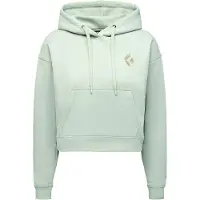 Black Diamond Women's Pine Diamond Po Cropped Hoody Felpa con cappuccio Donna (M, verde)