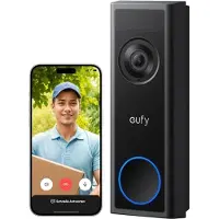 Eufy Squillo video C31, WiFi, 2K FHD, Compatibile con Homebase S380, Nero