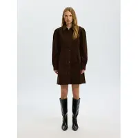 Selected Vestito Mini Donne Marrone 34