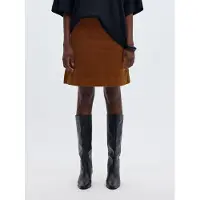 Selected Minigonna Donne Marrone 36