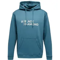 Black Diamond Mini Stacked PO Hoody Felpa con cappuccio Uomo (L, blu)